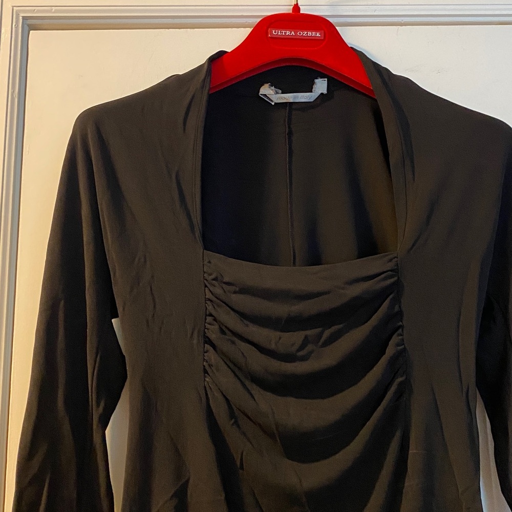 Made in Italy 🇮🇹 Stretch Black Sexy Top NeverUsed